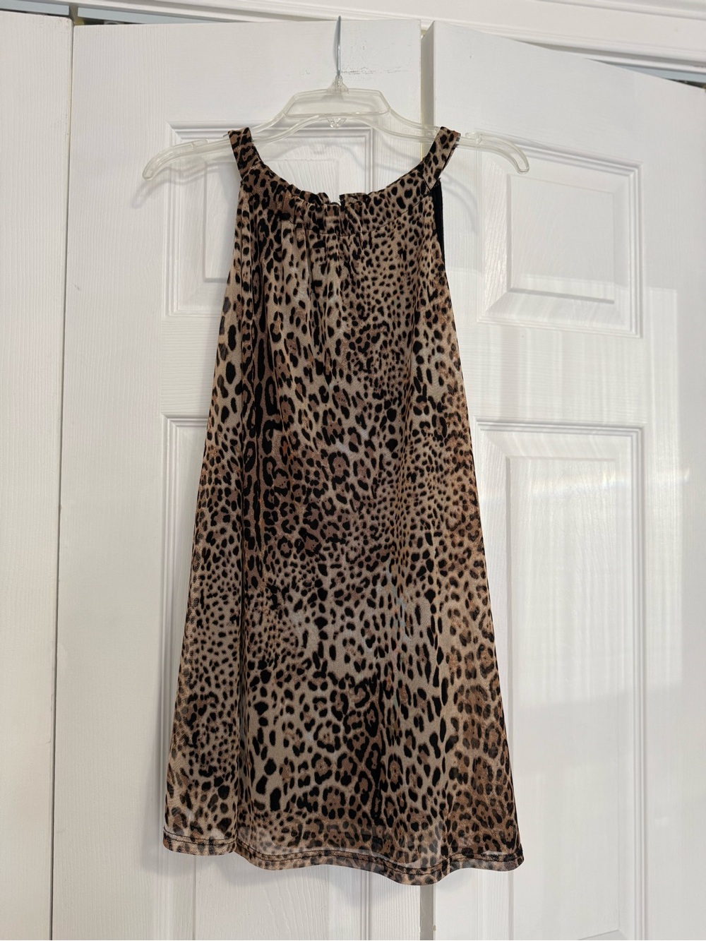 Loveappella Leopard Halter Tank